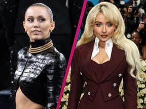 Miley Cyrus und Sabrina Carpenter, Collage
