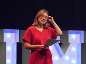 Bianca Heinicke bei einem Auftritt
