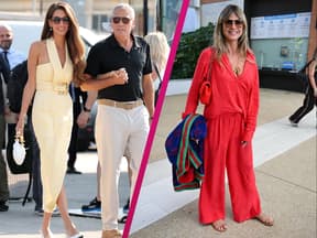 George und Amal Clooney und Heidi Klum bei den 82. Filmfestspielen in Venedig