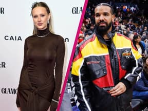 Laura-Marie Geissler mit Drake in einer Collage