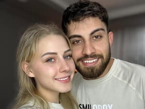 Loredana Wollny und Servet Özbek Selfie