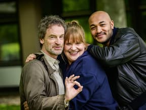 Jörg Hartmann, Stefanie Reinsperger und Malick Bauer für den Dortmunder "Tatort"