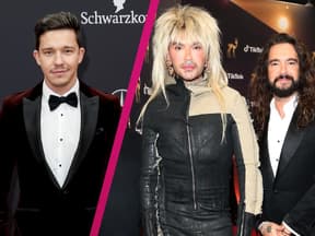 Collage Nico Santos und Bill und Tom Kaulitz