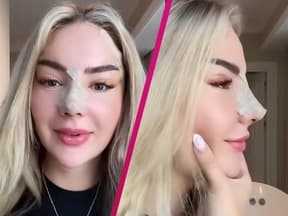 Emma Fernlund nach ihrer OP