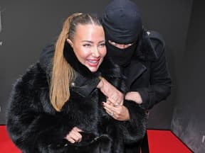 Rapper Haftbefehl mit Ehefrau Nina Anhan