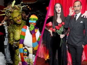 Heidi Klum und Leni Klum, Rebecca Mir und Massimo Sinato an Halloween 2025