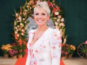 Inka Bause beim Scheunenfest von Bauer sucht Frau