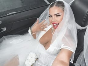 Kim Virginia Hartung als Braut