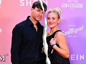 Micha Klotz und Edda Pilz vor RTL-Wand mit Trennungsstrich