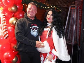 Iris Katzenberger und Stefan Braun bei "Katy's Xmas Wonderland"-Party