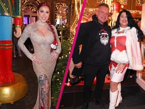 Kate Merlan und Iris Katzenberger und Stefan Braun bei "Katy's Xmas Wunderland"