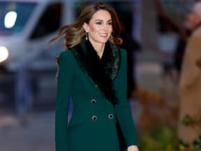 Prinzessin Kate bei ihrem traditionellen Adventskonzert am 5. Dezember im grünen Mantel