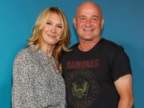 Steffi Graf mit Andre Agassi