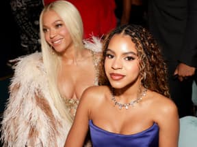 Blue Ivy Carter mit beyoncé