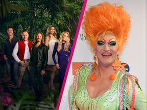 Olivia Jones mit Dschungel-kandidaten