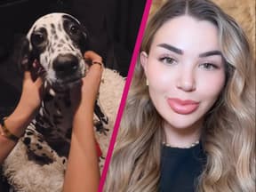 Kim Virginia Hartung mit Dalmatiner