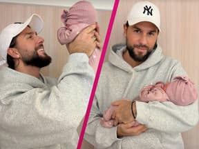 Maurice Dzwiak mit Tochter