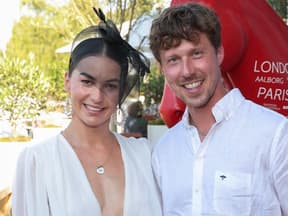 Renata Lusin und Valentin Lusin lächeln