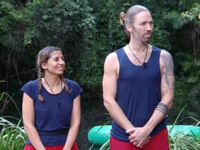 Gil Ofarim mit Eva Benetatou im Dschungel