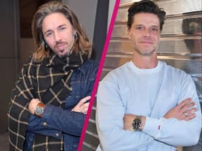 Gil Ofarim mit Stephen Dürr in Collage