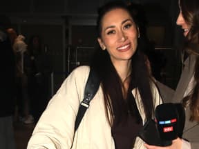 Samira Yavuz bei ihrer Ankunft am Frankfurter Flughafen nach dem Dschungelcamp