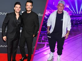 Stefano und Giovanni Zarrella mit Pietro Lombardi