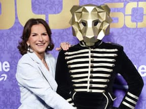 Claudia Obert und der "The 50" Löwe