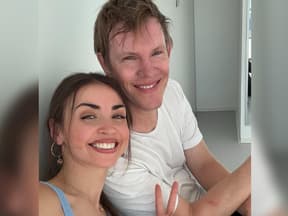 Ekaterina Leonova mit Simon Gosejohann trainiert