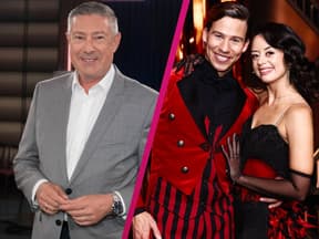 Joachim Llambi in einer Collage mit Joel Mattli und Malika Dzumaev