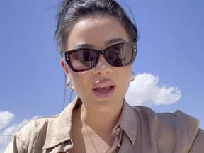 Leyla Heiter mit offenem Mund