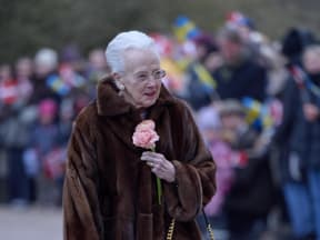 Königin Margrethe in Trauer