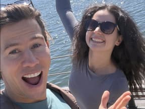 Joel Mattli und Malika Dzumaev am Züricher See