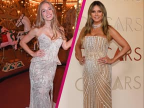 Collage von Lola Weippert und Heidi Klum