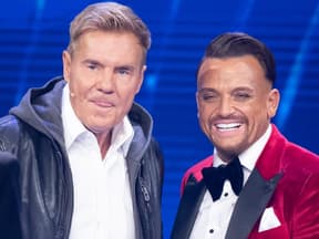 Dieter Bohlen neben Menowin Fröhlich