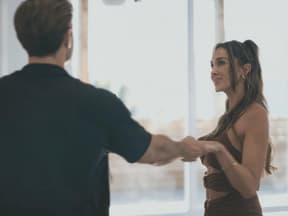 Franzi mit Tim beim Tanzen