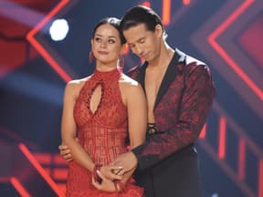 Joel Mattli mit Malika Dzumaev
