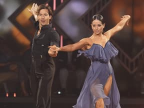 Joel Mattli mit Malika beim Impro Dance