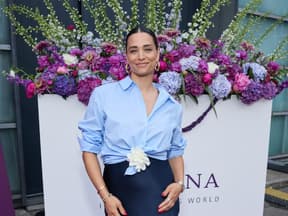Amira Aly schwanger auf einem Lascana-Event