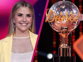 Collage Beatrice Egli und Lets Dance Pokal