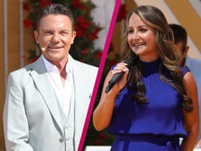 Collage Stefan Mross und Eva Luginger bei Immer wieder sonntags
