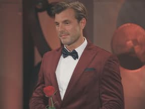 Tim Reitz mit Rose