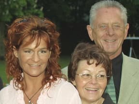 Andrea Berg mit Familie