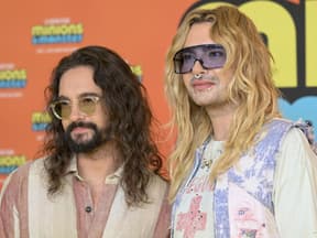 Tom und Bill Kaulitz bei den Minions