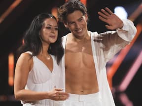 Joel Mattli mit Malika Dzumaev