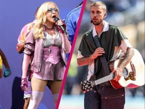 Madonna und Justin Bieber Collage nach WM-Finale