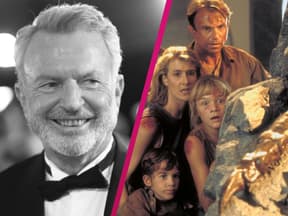 Sam Neill, Filmszene "Jurassic Park" Collage