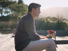 Tim Reitz mit Rosen