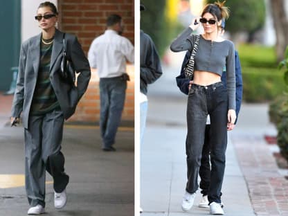 Hailey Bieber und Kendall Jenner in Air Force One