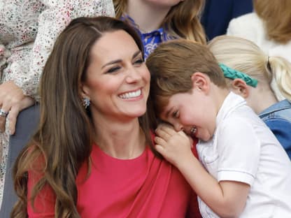 Prinzessin Kate und ihr jüngster Sohn Prinz Louis.