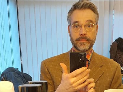 Raphael Schneider in der Maske
